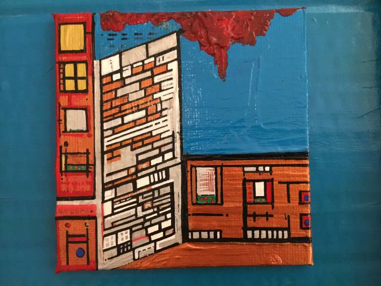 Alix Godon - Street Corner of a Mining Neighborhood - Angle de Rues d’un Quartier Minier