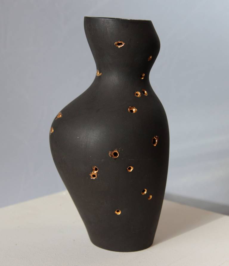 Amy Lawson - Black Shotgun Vase 