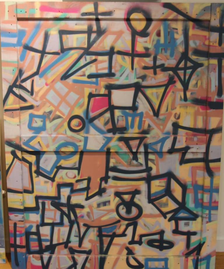 David Iain Brown - Big art on a wooden panel