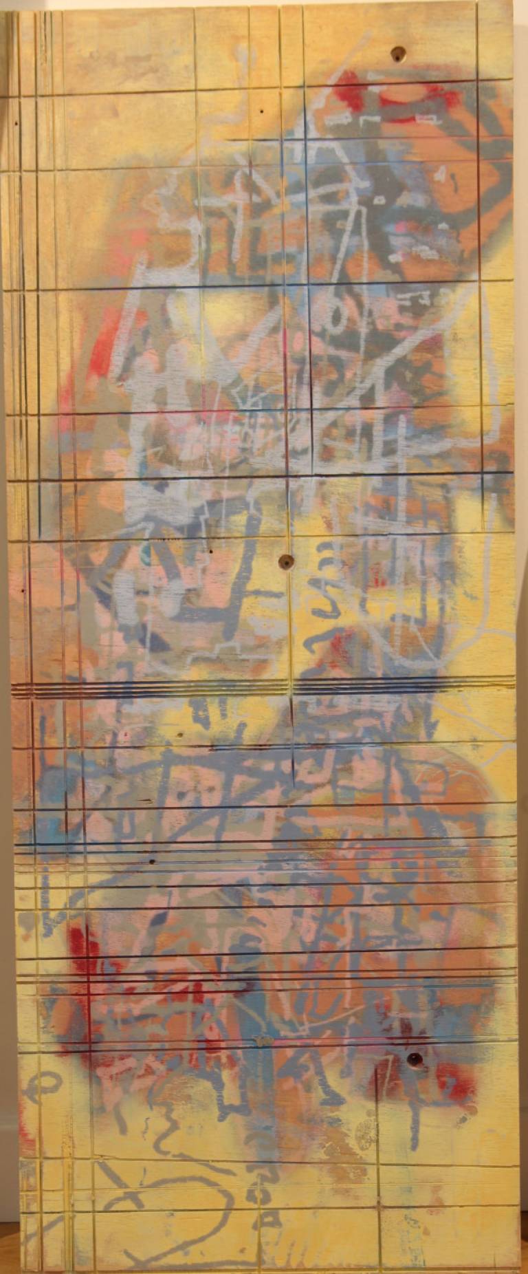 David Iain Brown - Screen Print on distressed surface