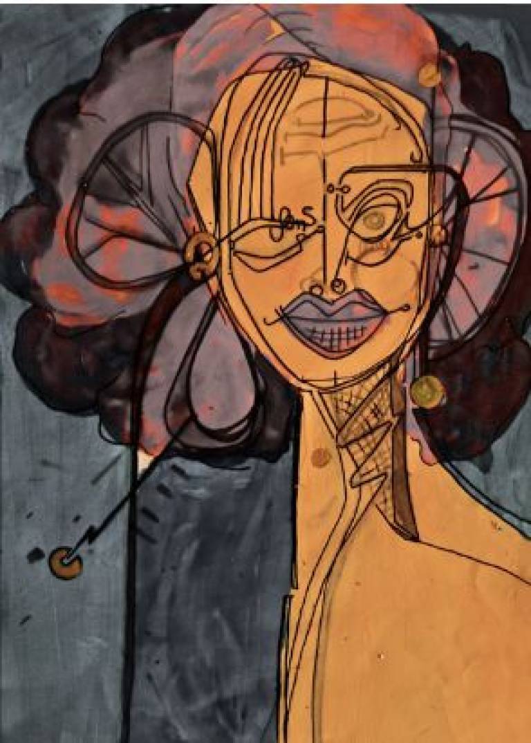 Margaret Thatcher Orange - Alix Godon