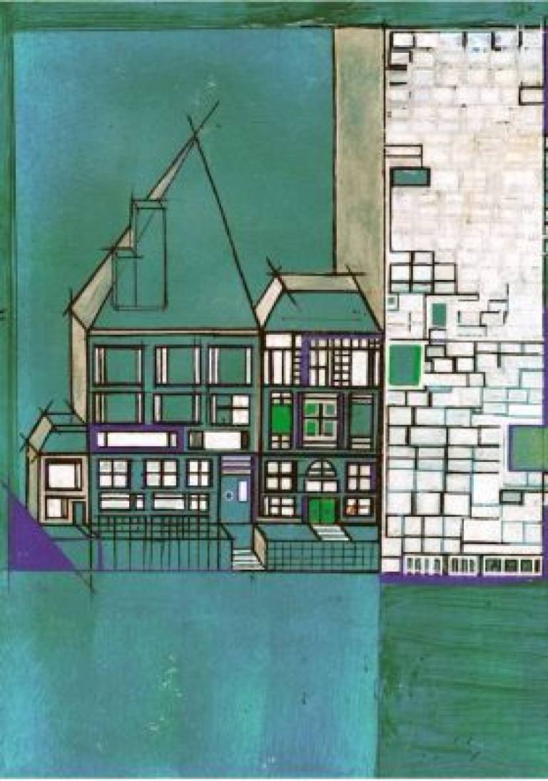 Green - District By Night close to the Sea. - Alix Godon