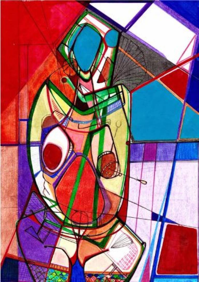 Corps Encastré Sans Visage Modulation-I - Alix Godon