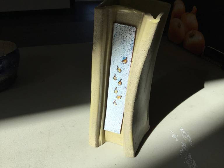 Extruded green vase - Natalie Naylor