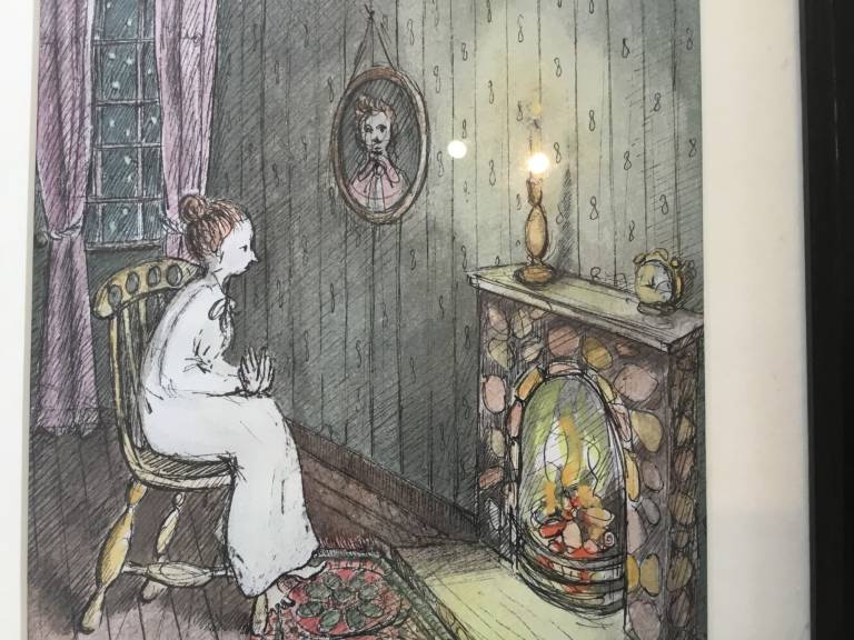 Cat by fire - Fiona Michie 