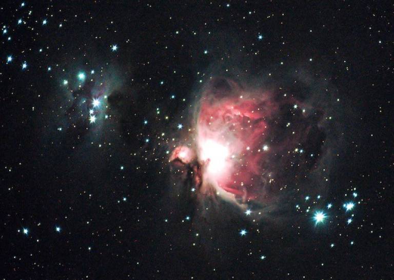 Simon White - Orion Nebula with running man nebula