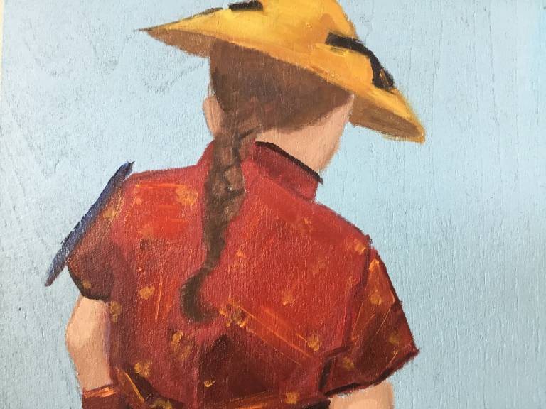 Yellow hat - Stephanie Vandem