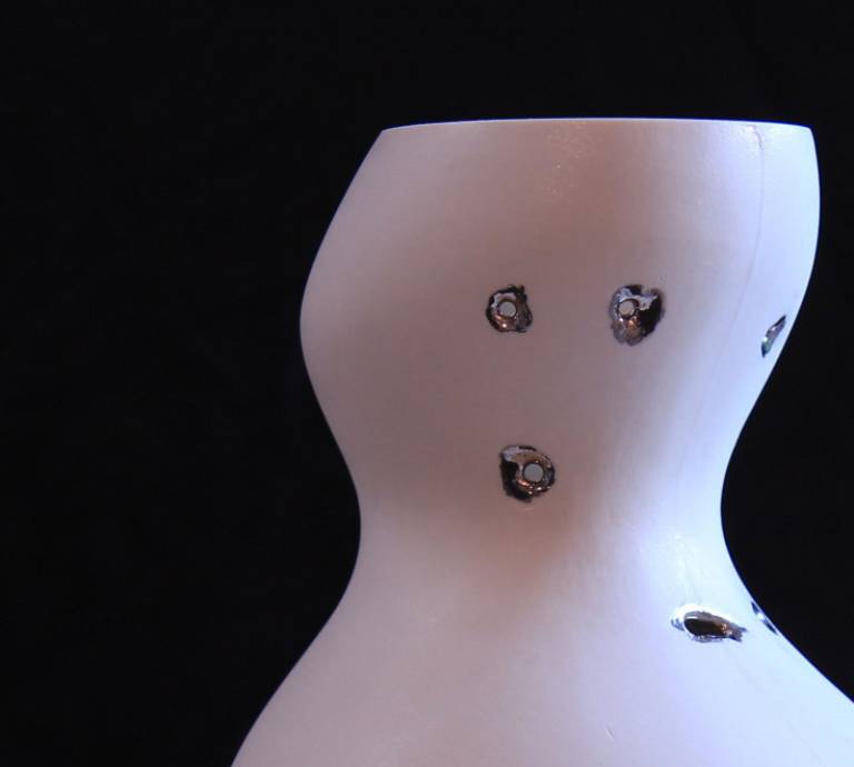 White Shotgun Vase - Amy Lawson