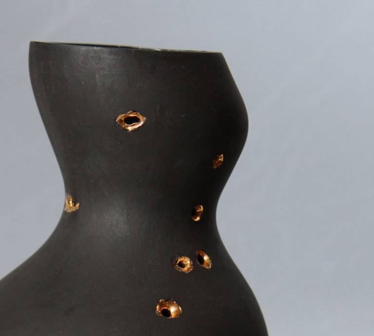 Black Shotgun Vase  - Amy Lawson