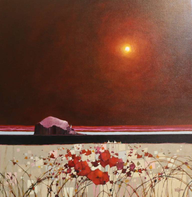 Evening Haze, Bass Rock - Gordon Wilson