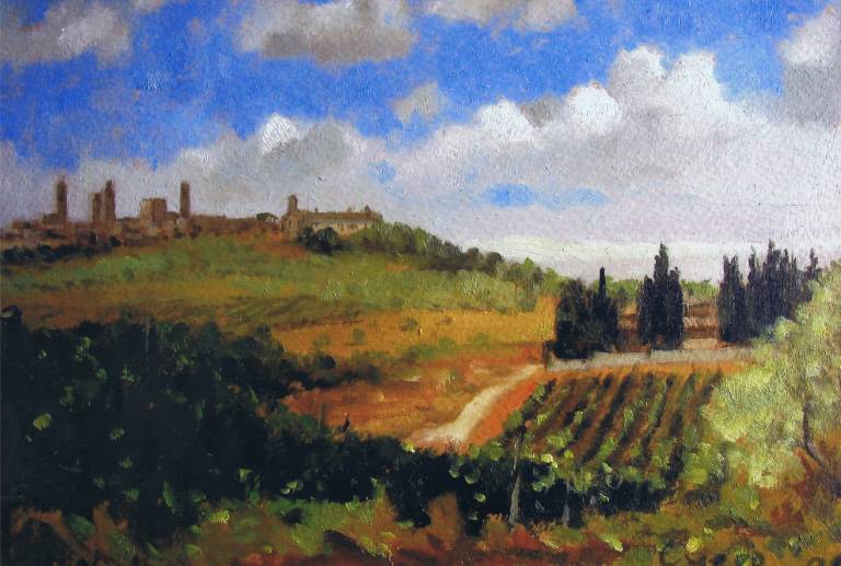 San Gimignano. Toscana. SOLD - Cyppo  Streatfeild