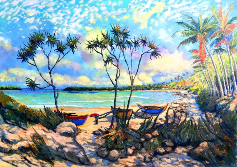 She Has Gone Into The Water. Hiriketiya. Sri Lanka. SOLD - Cyppo  Streatfeild