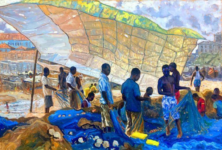 Blue Nets. Sri Lanka - Cyppo  Streatfeild