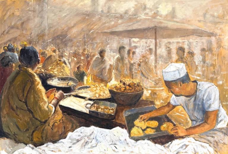 Misty Morning Market. Sri Lanka - Cyppo  Streatfeild