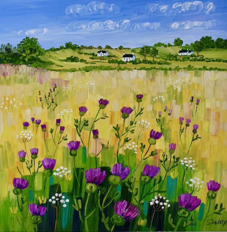 Cottages and Thistles SOLD - Sheila Fowler