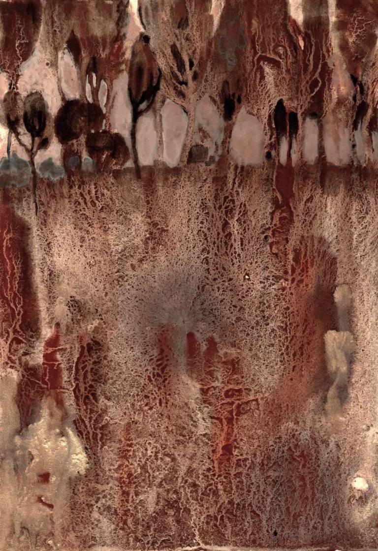 Under-Earthscape in Ercolano Red - Stella Clarke