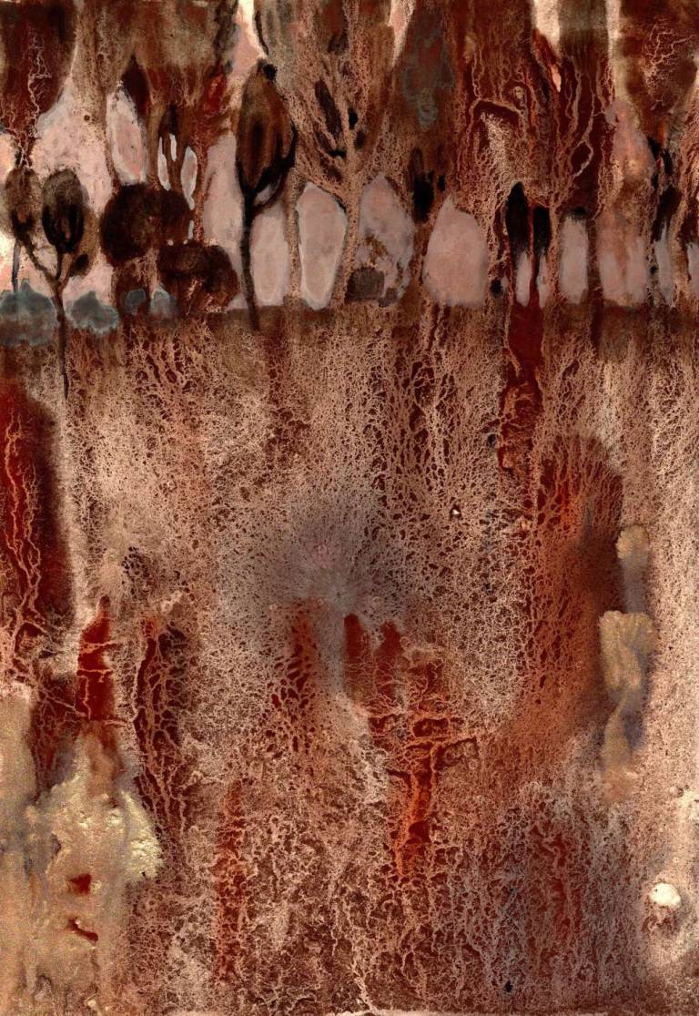 Under-Earthscape in Ercolano Red - Stella Clarke