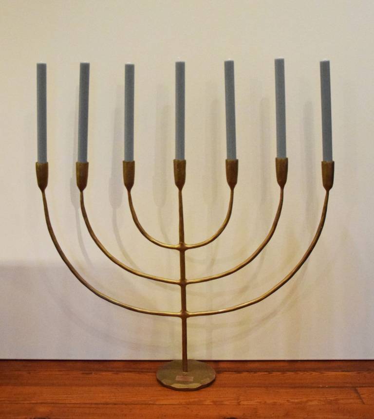 Mbata Giant Brass Candelabra - Nkuku Home and Lifestyle