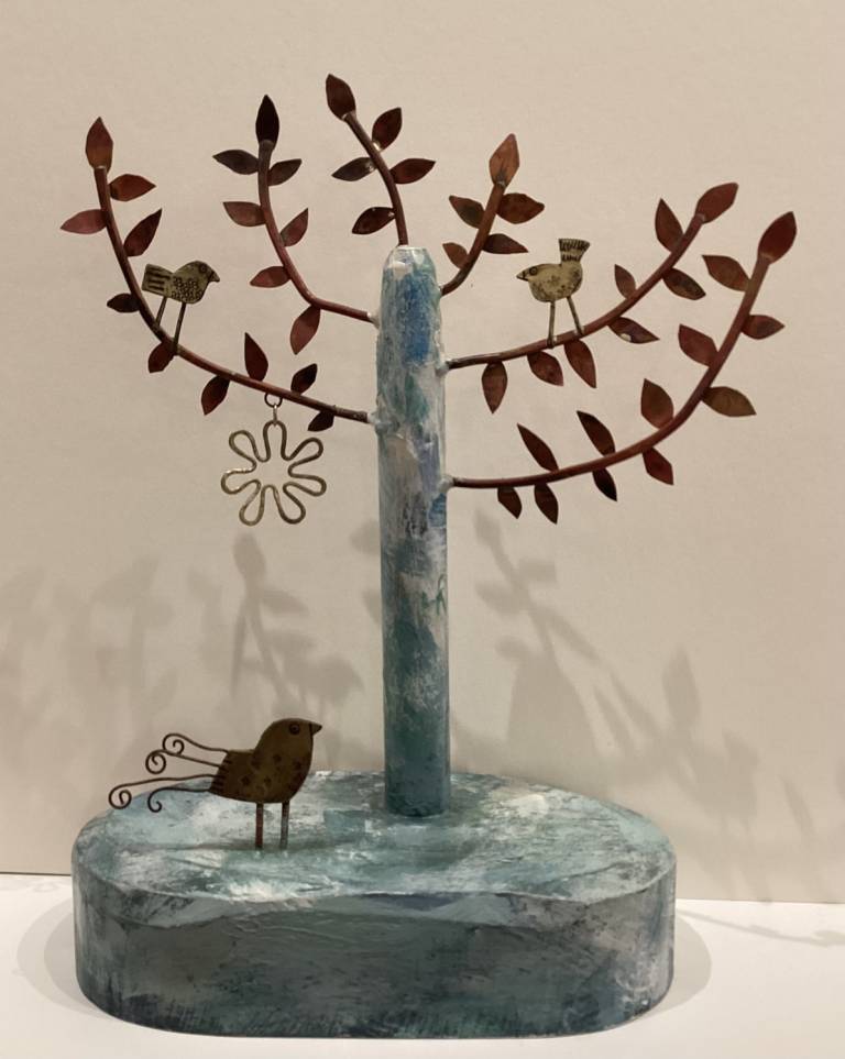 Tree- wood  & metal sculpture - Frances Noon