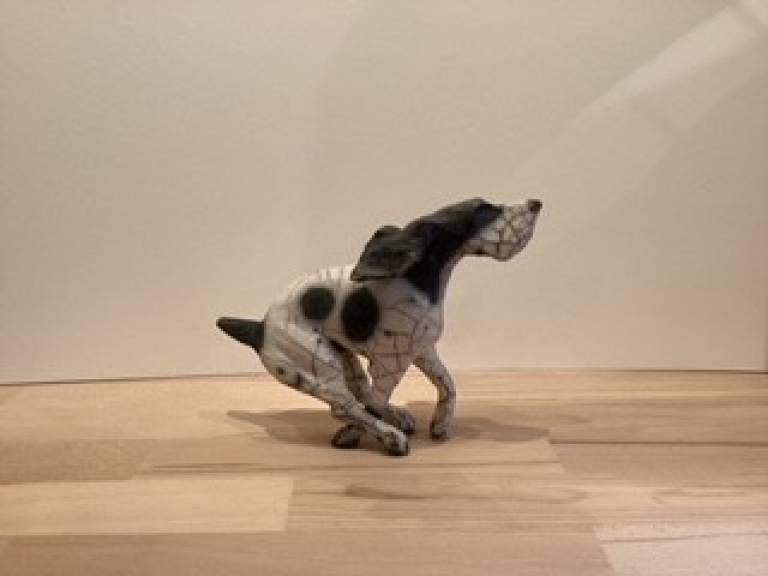 Christine Cummings - Running Dog                   SOLD
