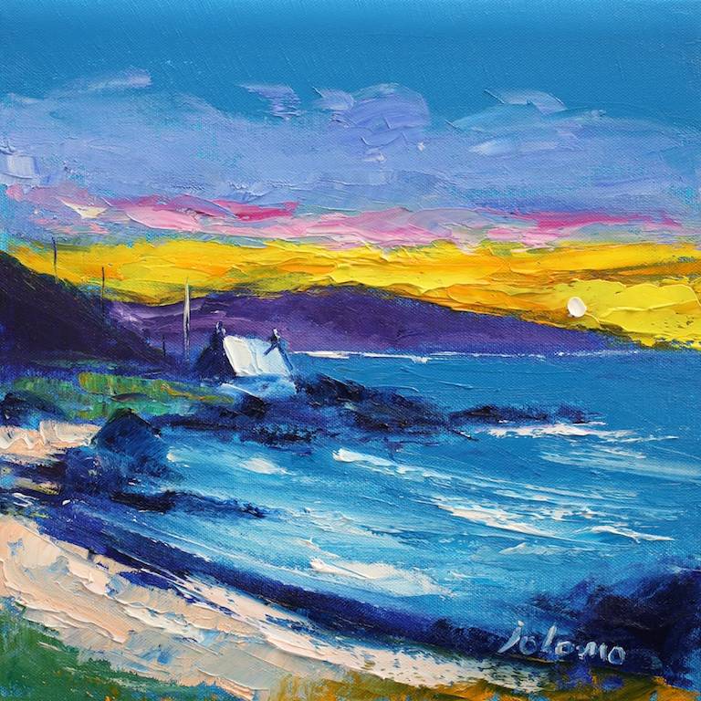 The rocks at Westport Kintyre                  SOLD - John Lowrie Morrison OBE