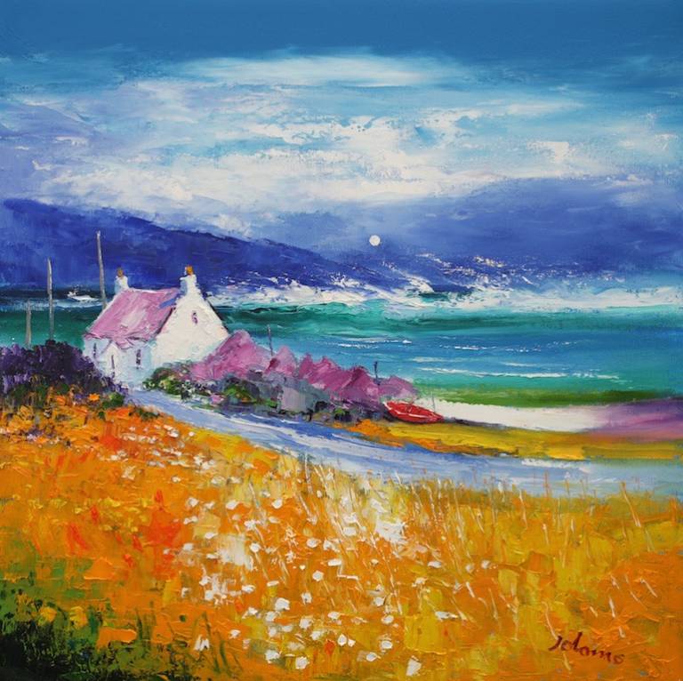 Westport Kintyre heavy spindrift                  SOLD - John Lowrie Morrison OBE