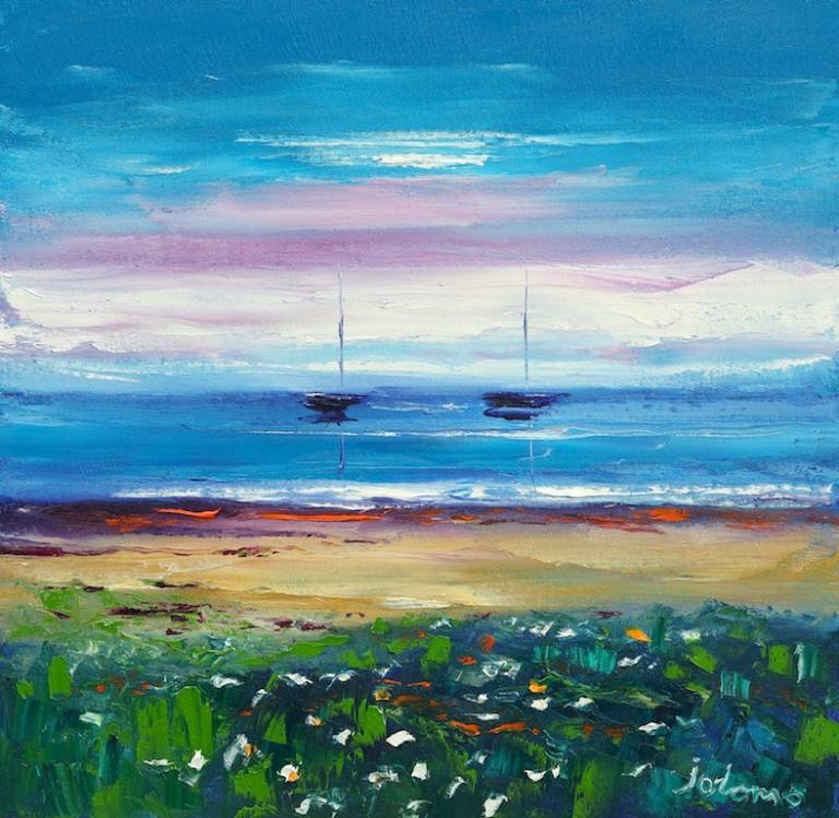 A quiet eveninglight Isle of Gigha            SOLD - John Lowrie Morrison OBE