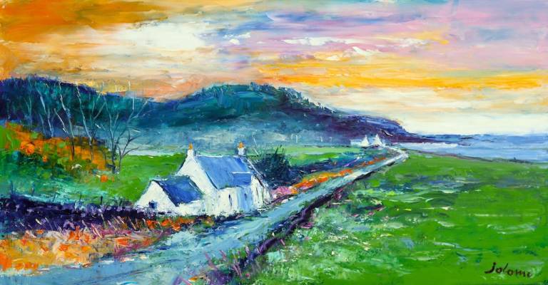 The road down to Ormsary - John Lowrie Morrison OBE