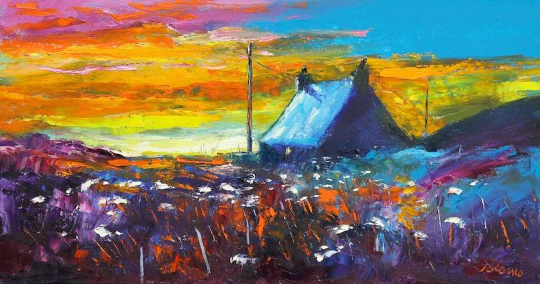 Sunset at Westport Kintyre - John Lowrie Morrison OBE