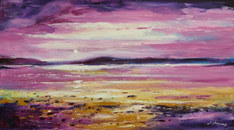 A sultry Carsaig Bay Tayvallich - John Lowrie Morrison OBE
