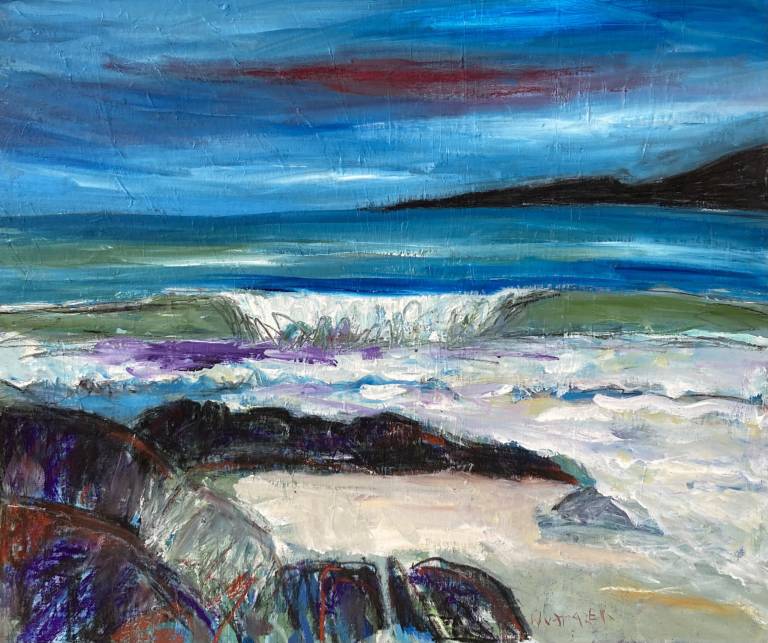 Sand ,Rocks , Sea - Caroline  Plummer