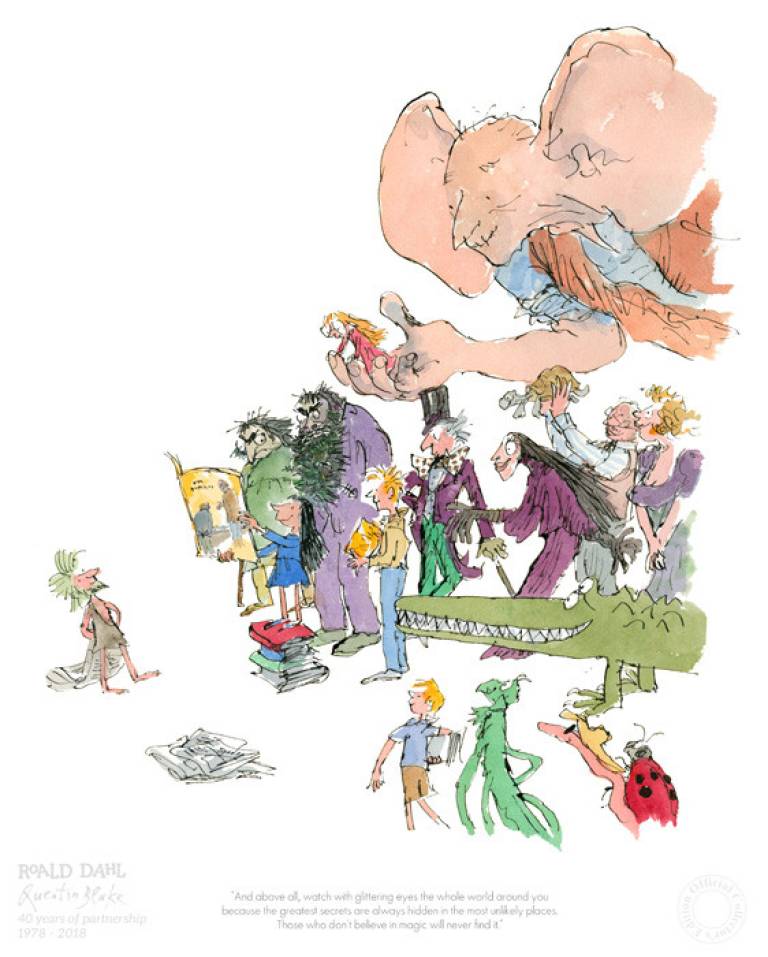 Roal Dahl & Quentin Blake - Original Artshop