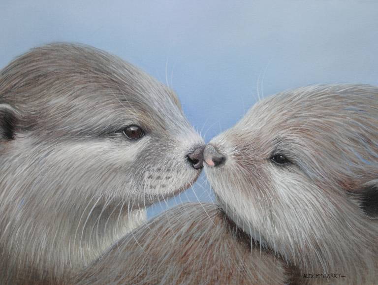 Alex McGarry - Otter Love - SOLD