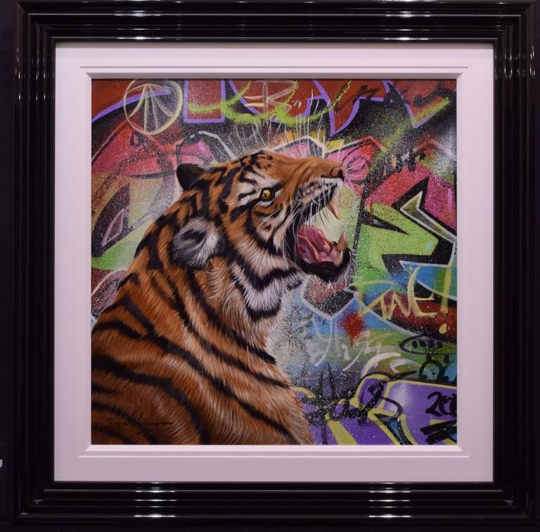Simon  Wright - Urban Jungle - Tiger - SOLD