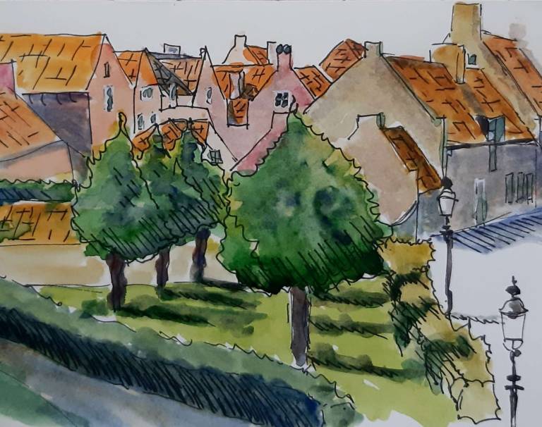 Orange Roofs - Helen Prentice