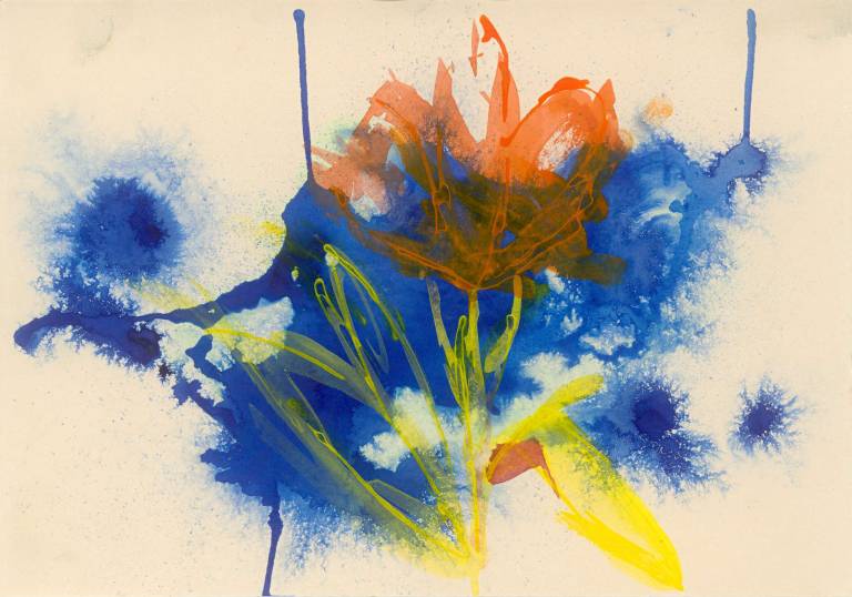 Orange over Blue - Helen Prentice