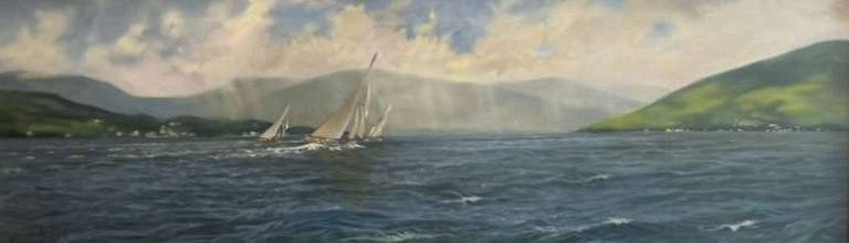 William Dobbie - Summer Rains on Holy Loch