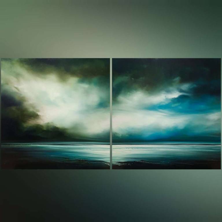 Hope Remains (Diptych) - Daniel Martin