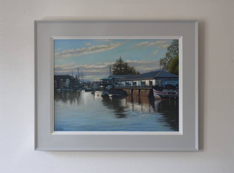 Looking to Merchants Quay and Prince Street Bridge, Bristol   SOLD - Ian Fifield