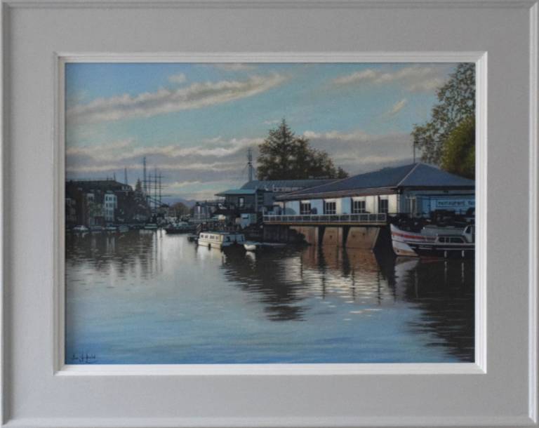 Looking to Merchants Quay and Prince Street Bridge, Bristol   SOLD - Ian Fifield