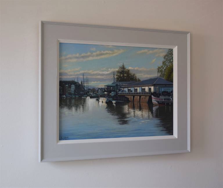 Looking to Merchants Quay and Prince Street Bridge, Bristol   SOLD - Ian Fifield