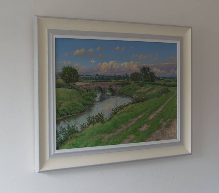 Late Afternoon at Pill Bridge on the River Yeo (SOLD) - Ian Fifield