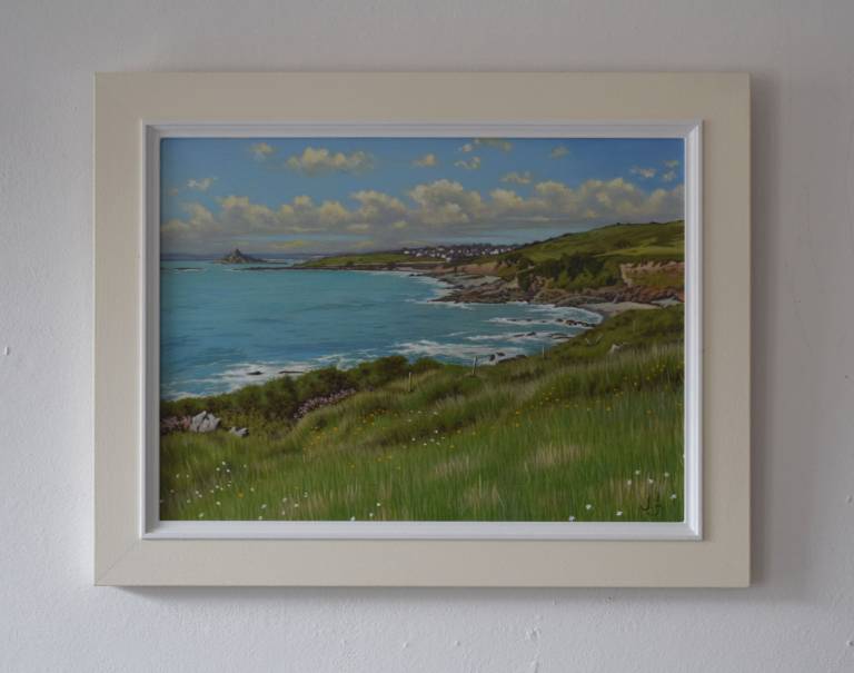 Looking back to St. Michaels Mount, Cornwall - Ian Fifield