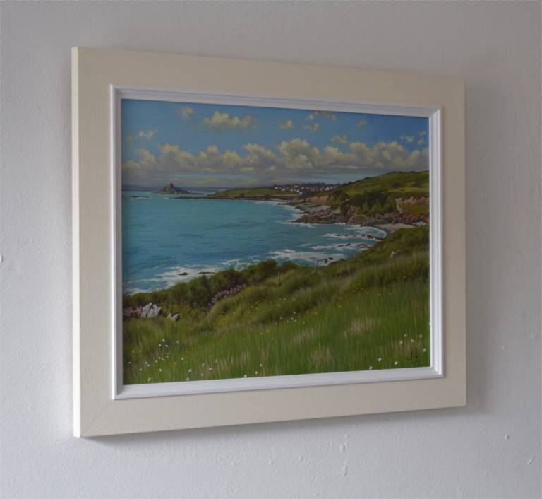 Looking back to St. Michaels Mount, Cornwall - Ian Fifield