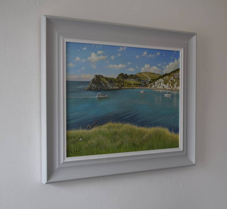 Looking onto Lulworth Cove, Dorset SOLD - Ian Fifield