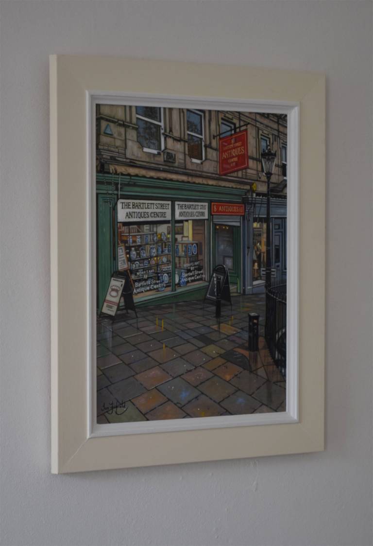 Rainy Day in Bath, A Bartlett Street Scene (SOLD) - Ian Fifield