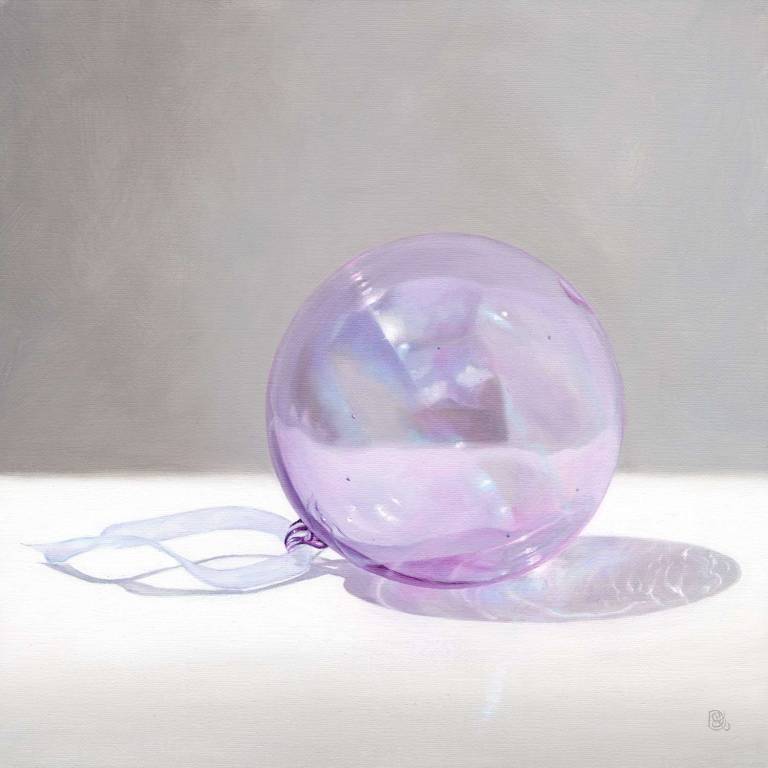Purple Bauble - Dawn Kay