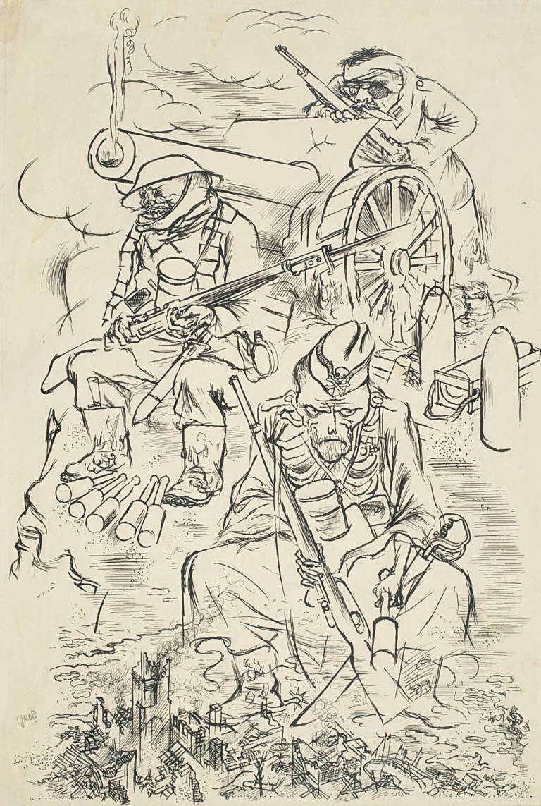 George Grosz - Die Drei Soldaten