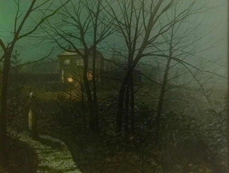 John Atkinson Grimshaw - The Path to the Cottage