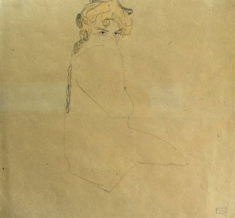 Mädchen mit roten Haaren - Egon Schiele